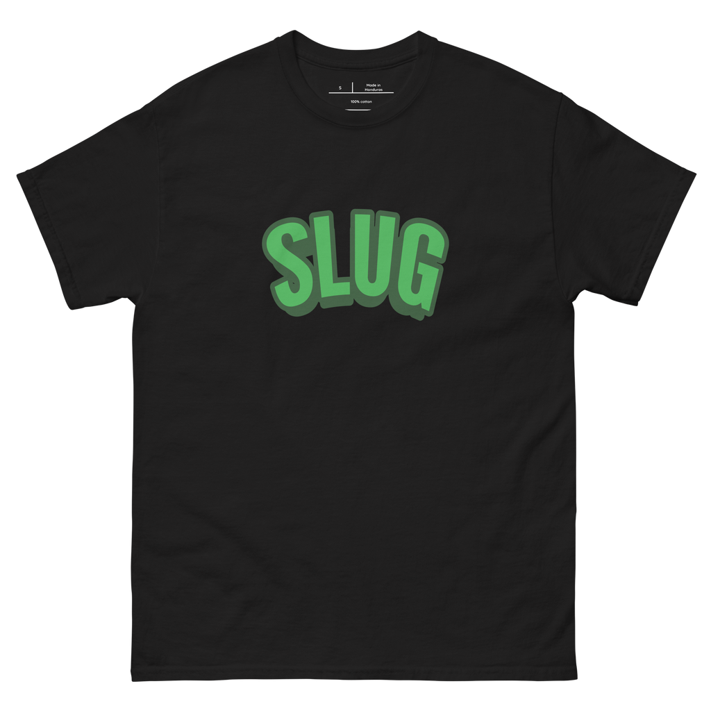 Slug Lettering Tee - Green