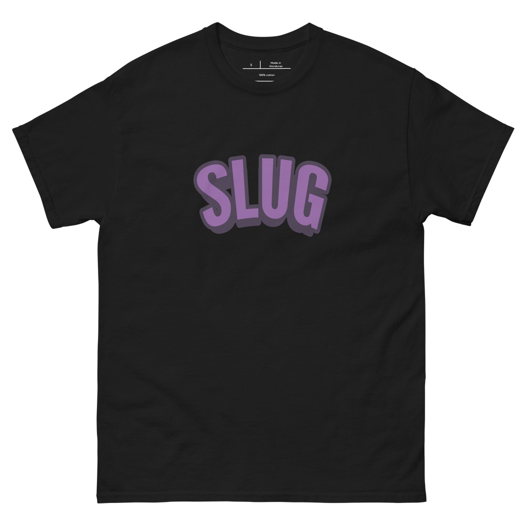 Slug Lettering Tee - Purple