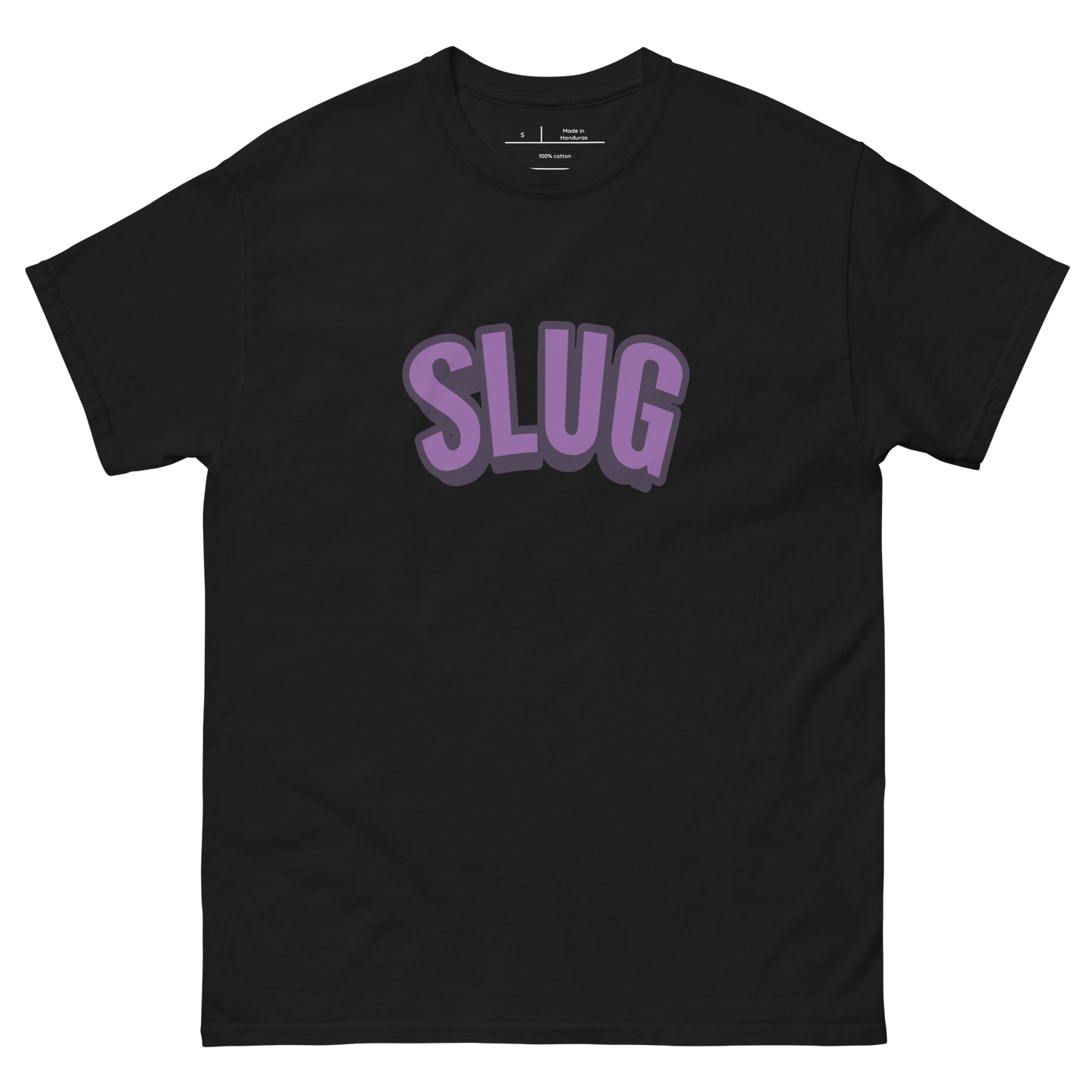 Slug Lettering Tee - Purple